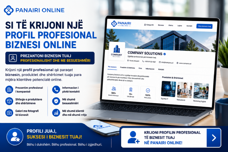 Si të krijoni një profil profesional biznesi online në 2026-ën